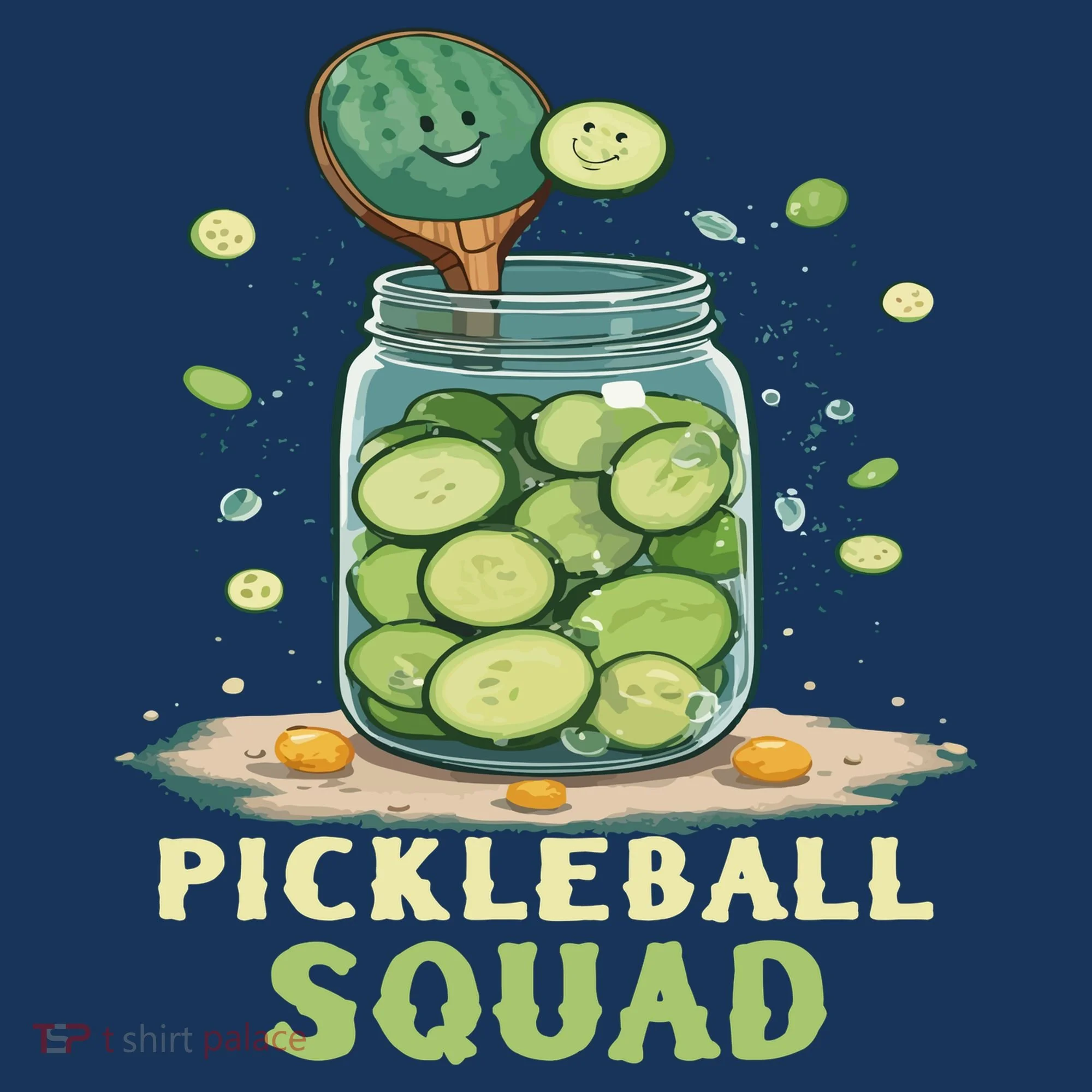 Funny Pickleball Squad Doggie Tank