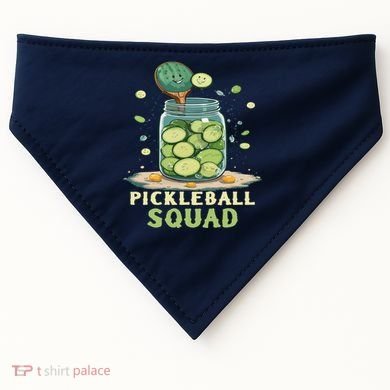 Funny Pickleball Squad USA-Made Doggie Bandana