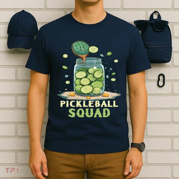 Funny Pickleball Squad T-Shirt