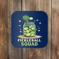 Funny Pickleball Squad Coaster thumb 0