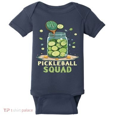 Funny Pickleball Squad Baby Bodysuit