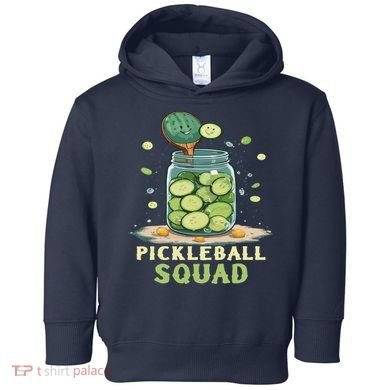 Funny Pickleball Squad Toddler Hoodie