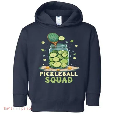 Funny Pickleball Squad Toddler Hoodie