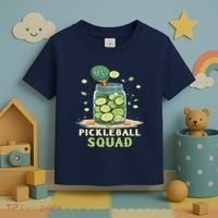 Funny Pickleball Squad Toddler T-Shirt thumb 3