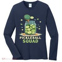 Funny Pickleball Squad Women's Long Sleeve Shirt thumb 0