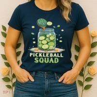 Funny Pickleball Squad Women's T-Shirt thumb 2