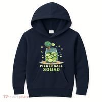 Funny Pickleball Squad Kids Hoodie thumb 0