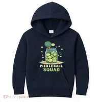 Funny Pickleball Squad Kids Hoodie thumb 0