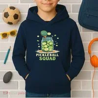 Funny Pickleball Squad Kids Hoodie thumb 2