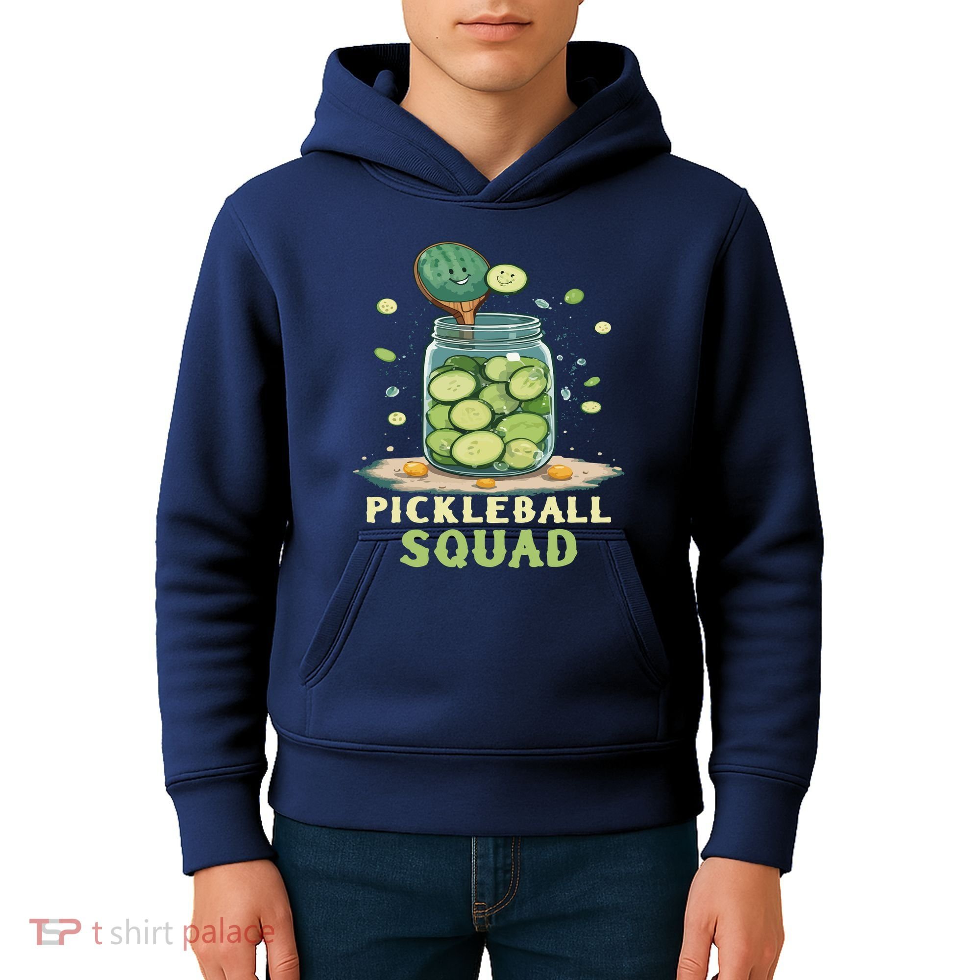 Funny Pickleball Squad Kids Hoodie