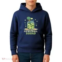 Funny Pickleball Squad Kids Hoodie thumb 4