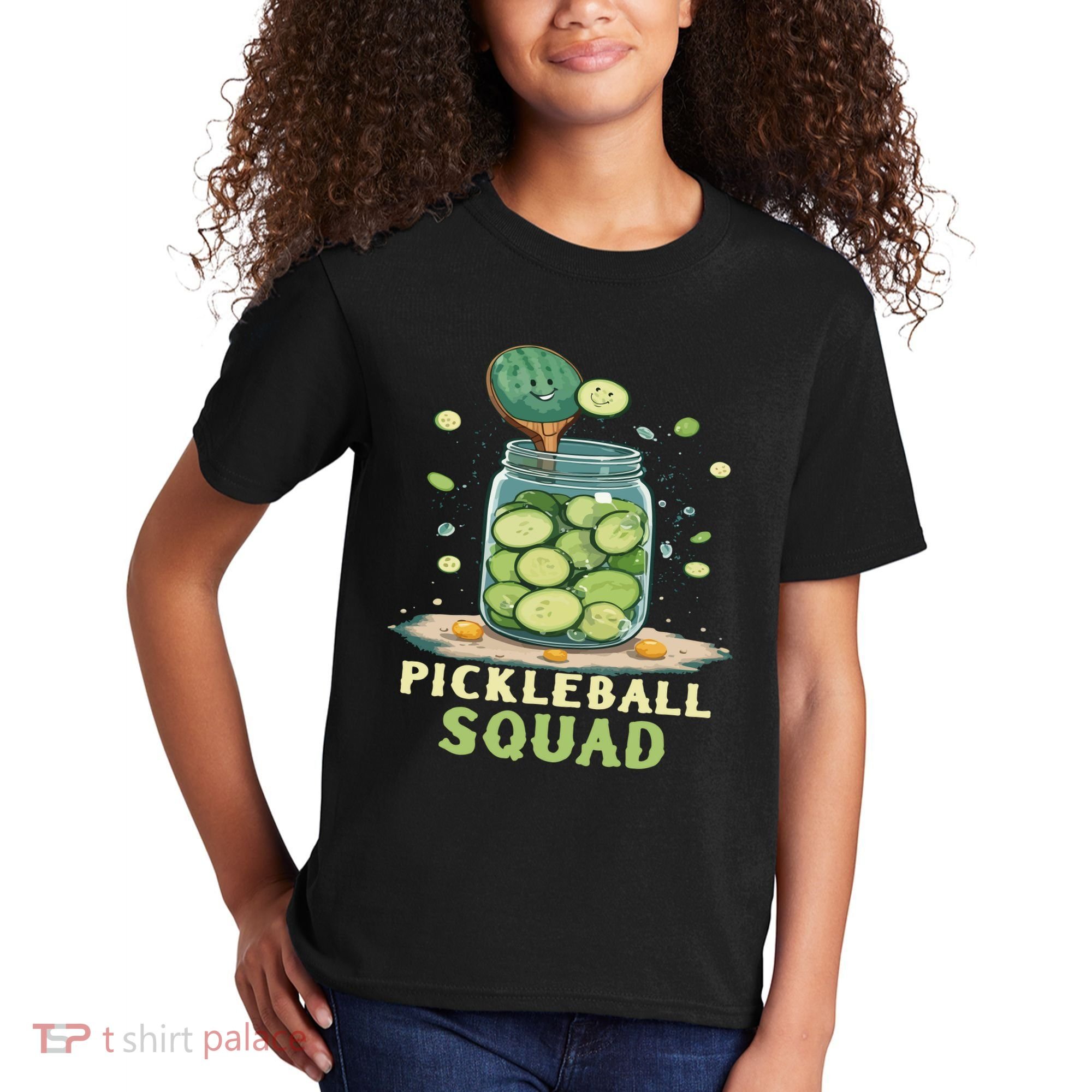 Funny Pickleball Squad Kids T-Shirt