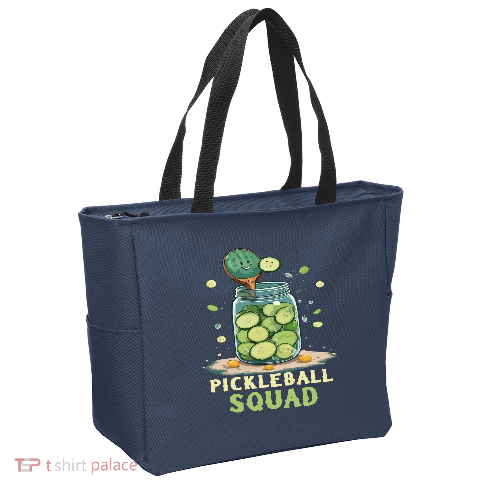 Funny Pickleball Squad Tote Bag