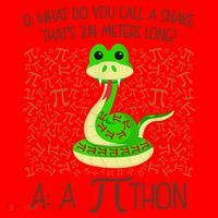 Funny Python Snake Pi Day Santa Hat thumb 1