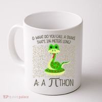Funny Python Snake Pi Day Coffee Mug thumb 0
