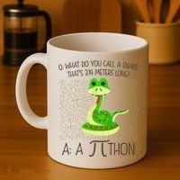 Funny Python Snake Pi Day Coffee Mug thumb 4