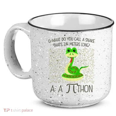 Funny Python Snake Pi Day 15oz Campfire Ceramic Mug