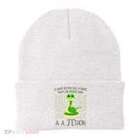 Funny Python Snake Pi Day Beanie thumb 0