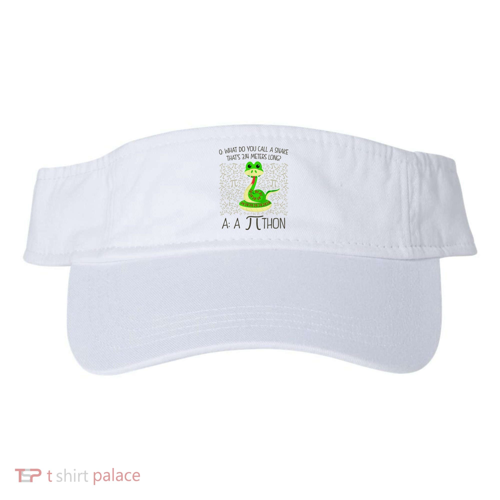 Funny Python Snake Pi Day Visor