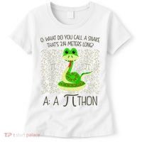 Funny Python Snake Pi Day Women's T-Shirt thumb 0