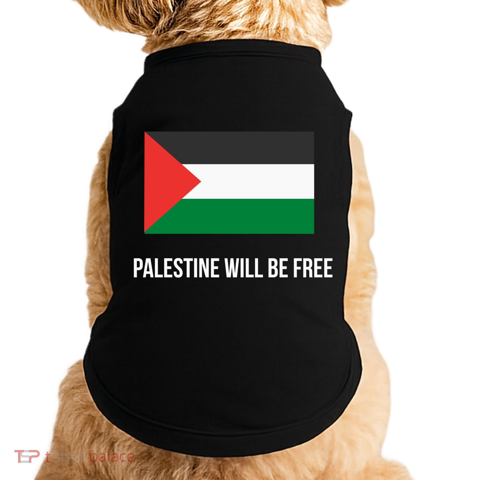 Free Palestine Strong Doggie Tank