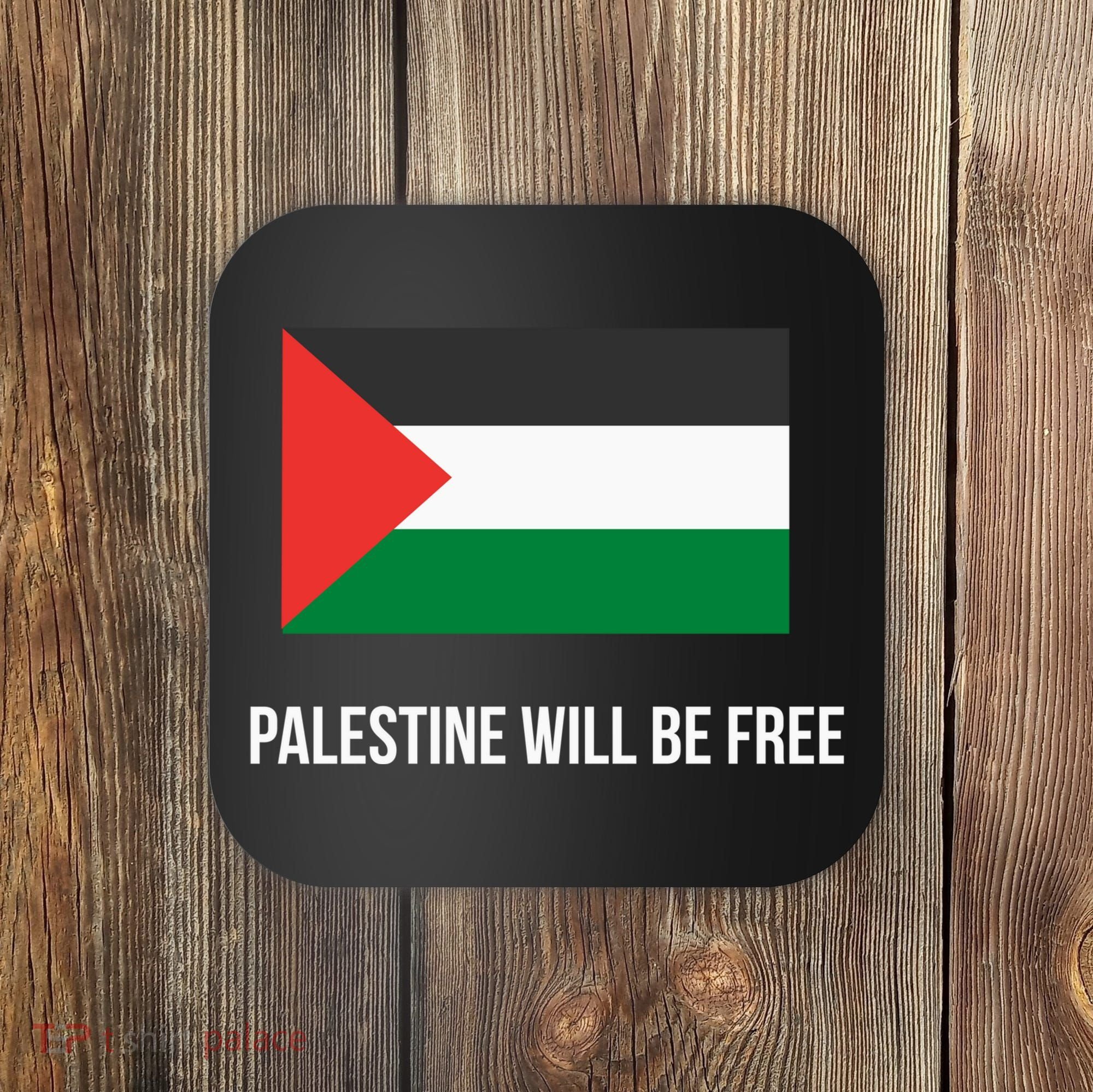 Free Palestine Strong Coaster