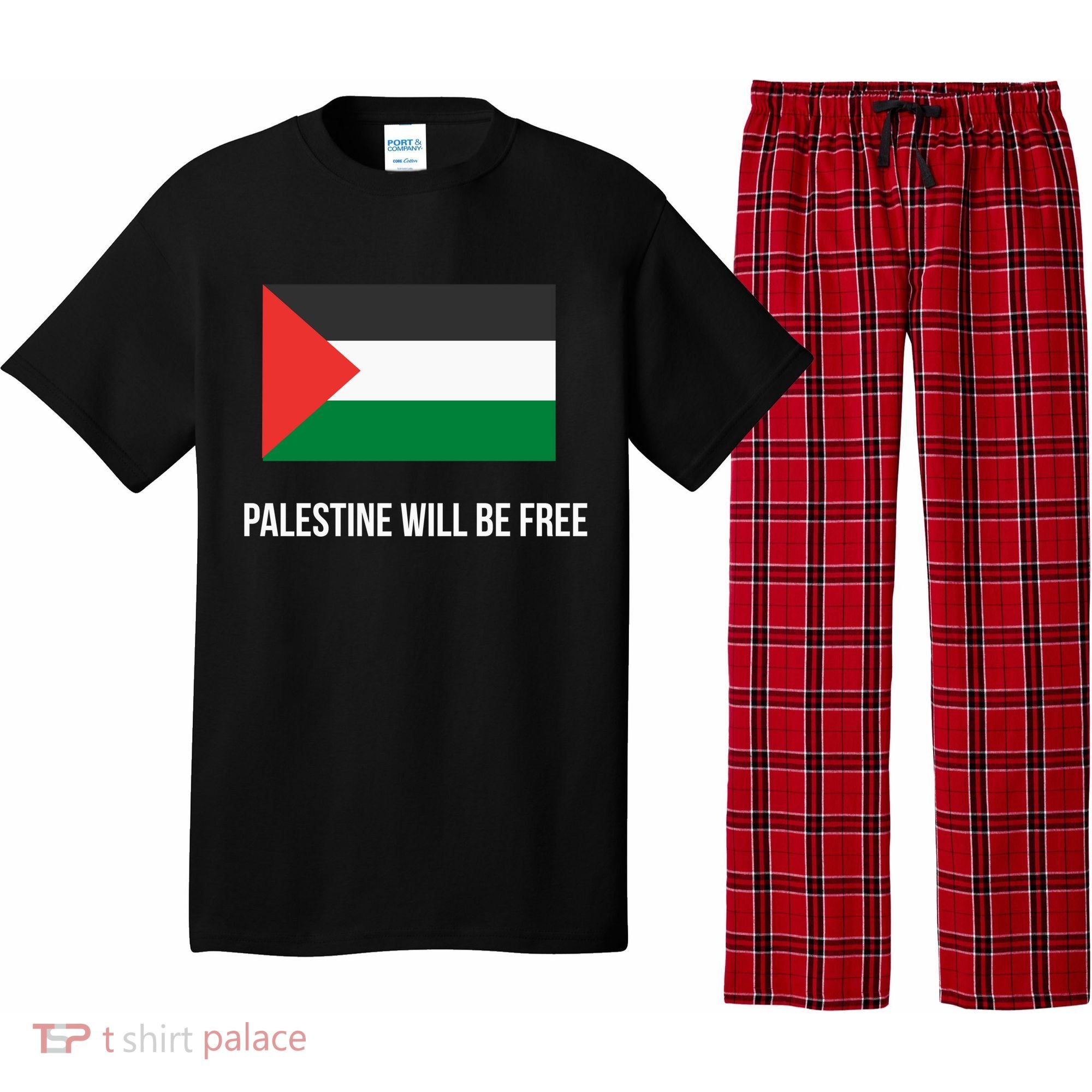 Free Palestine Strong Pajama Set