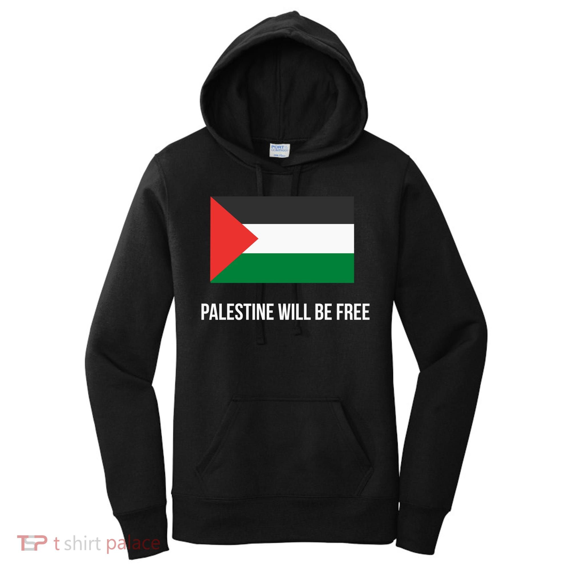 Free Palestine Strong Women's Hoodie