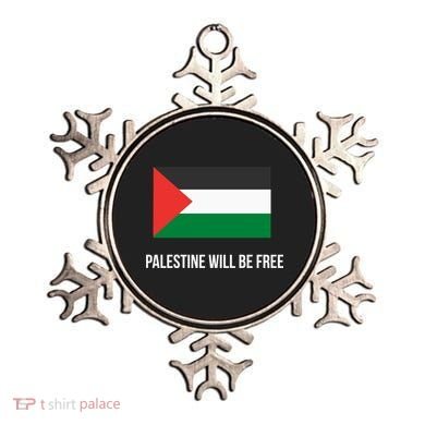 Free Palestine Strong Ornament