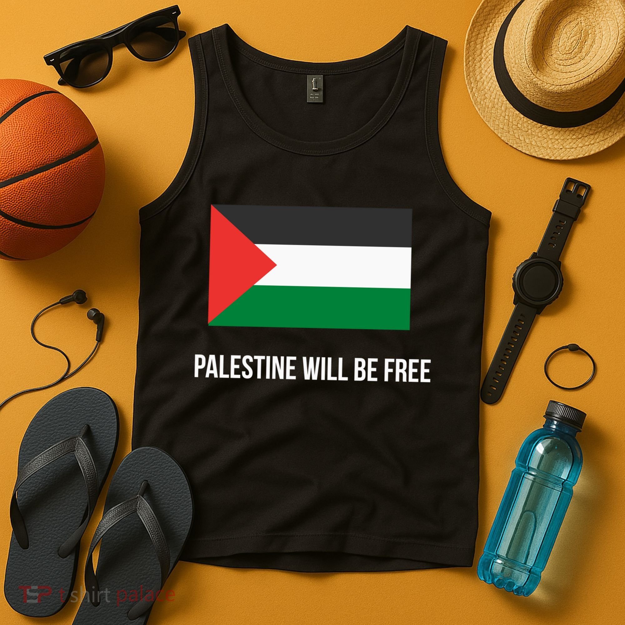 Free Palestine Strong Tank Top