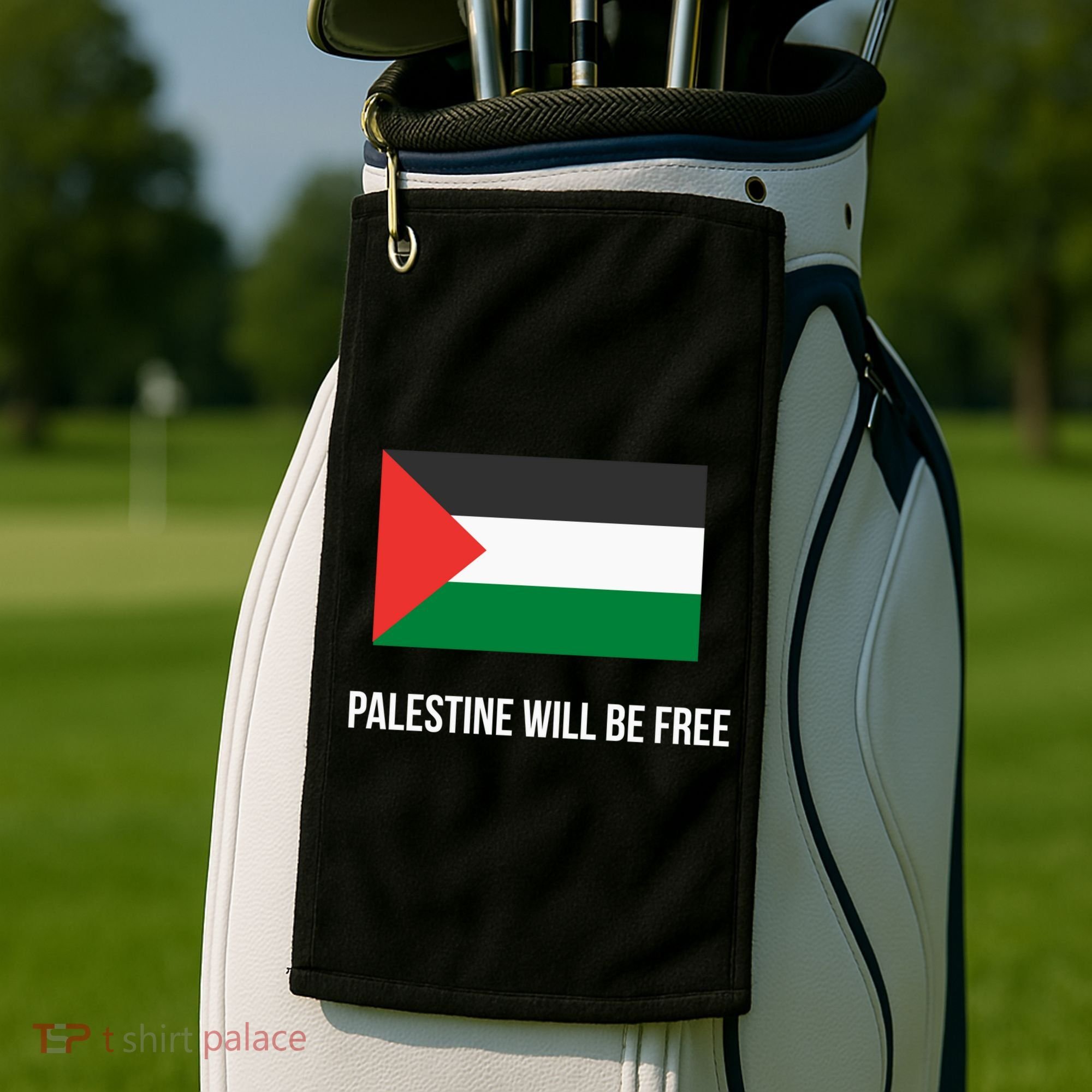 Free Palestine Strong Golf Towel