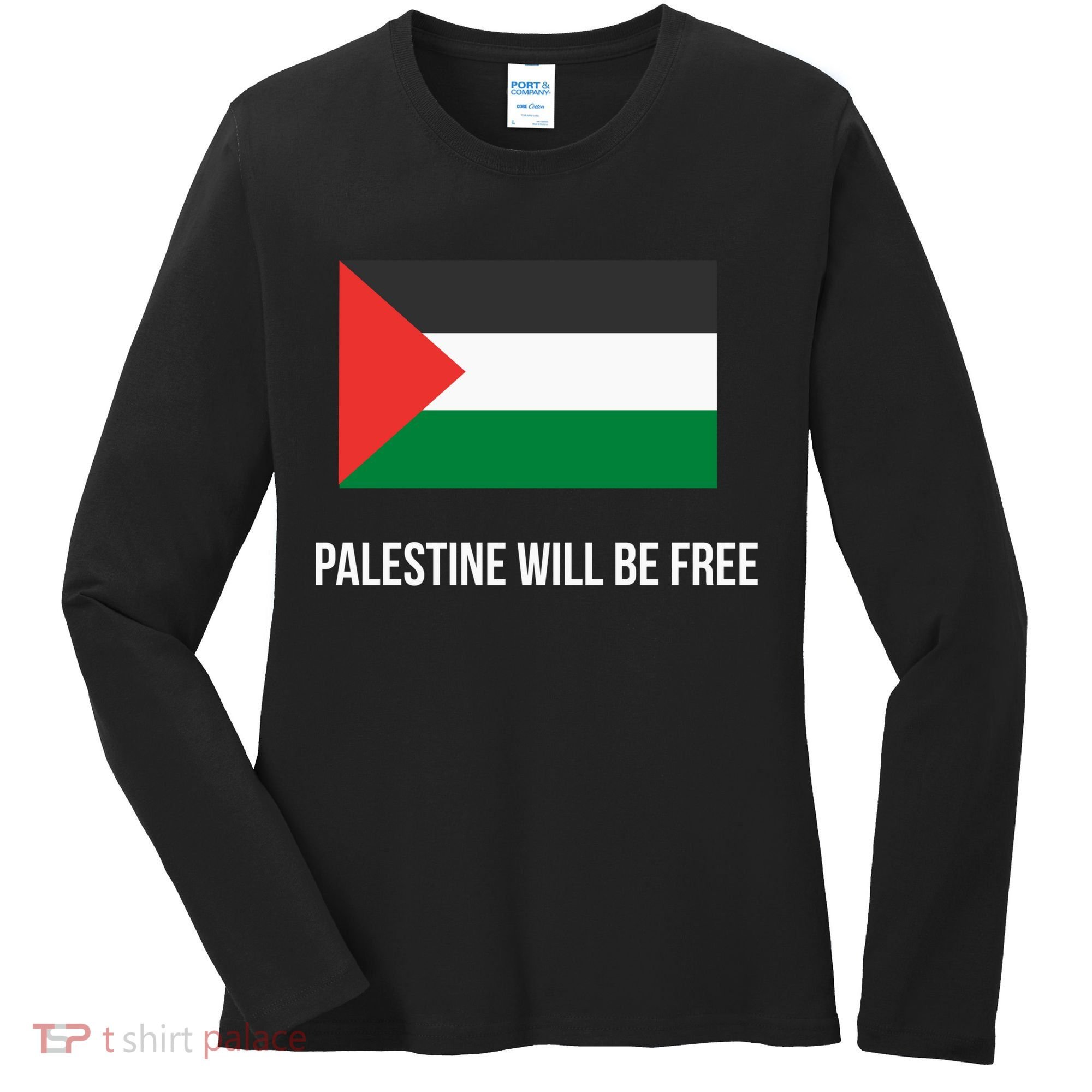 Free Palestine Strong Women's Long Sleeve Shirt