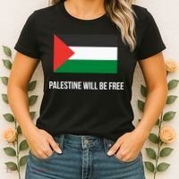 Free Palestine Strong Women's T-Shirt thumb 2
