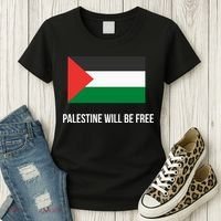 Free Palestine Strong Women's T-Shirt thumb 3