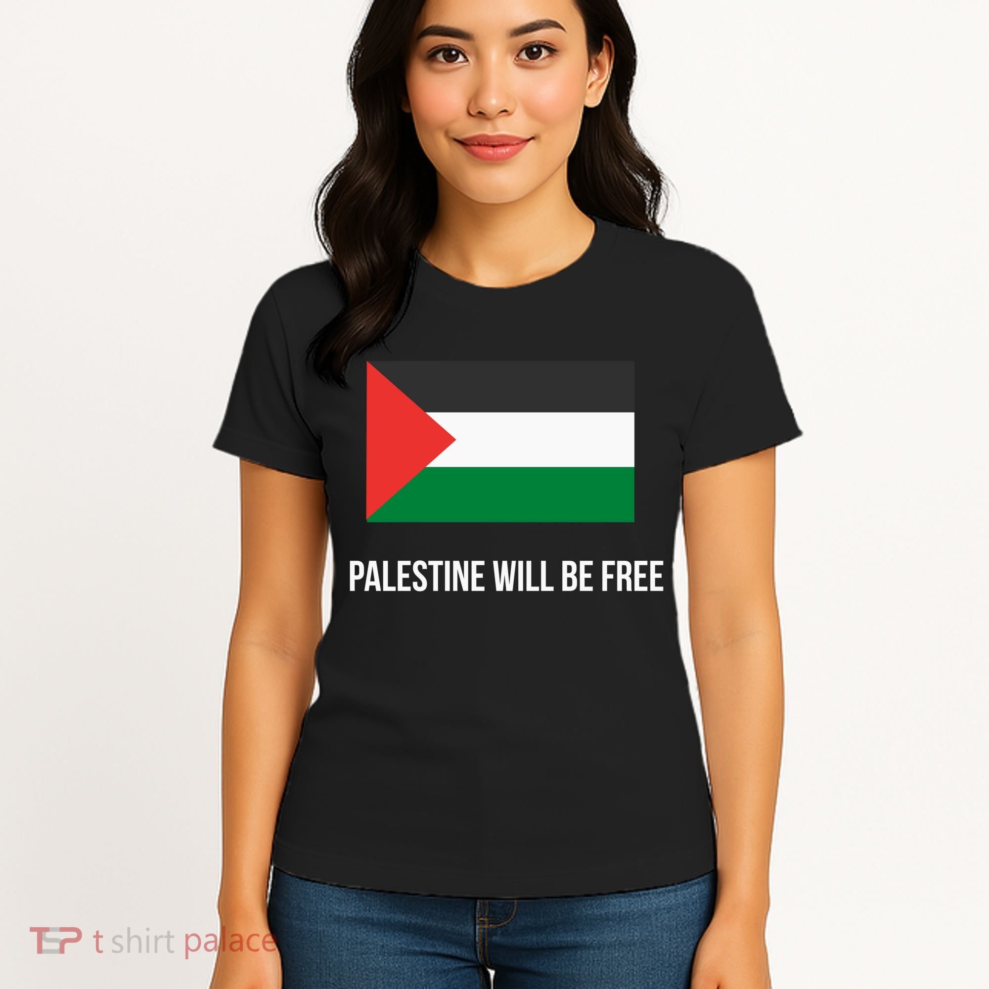 Free Palestine Strong Women's T-Shirt