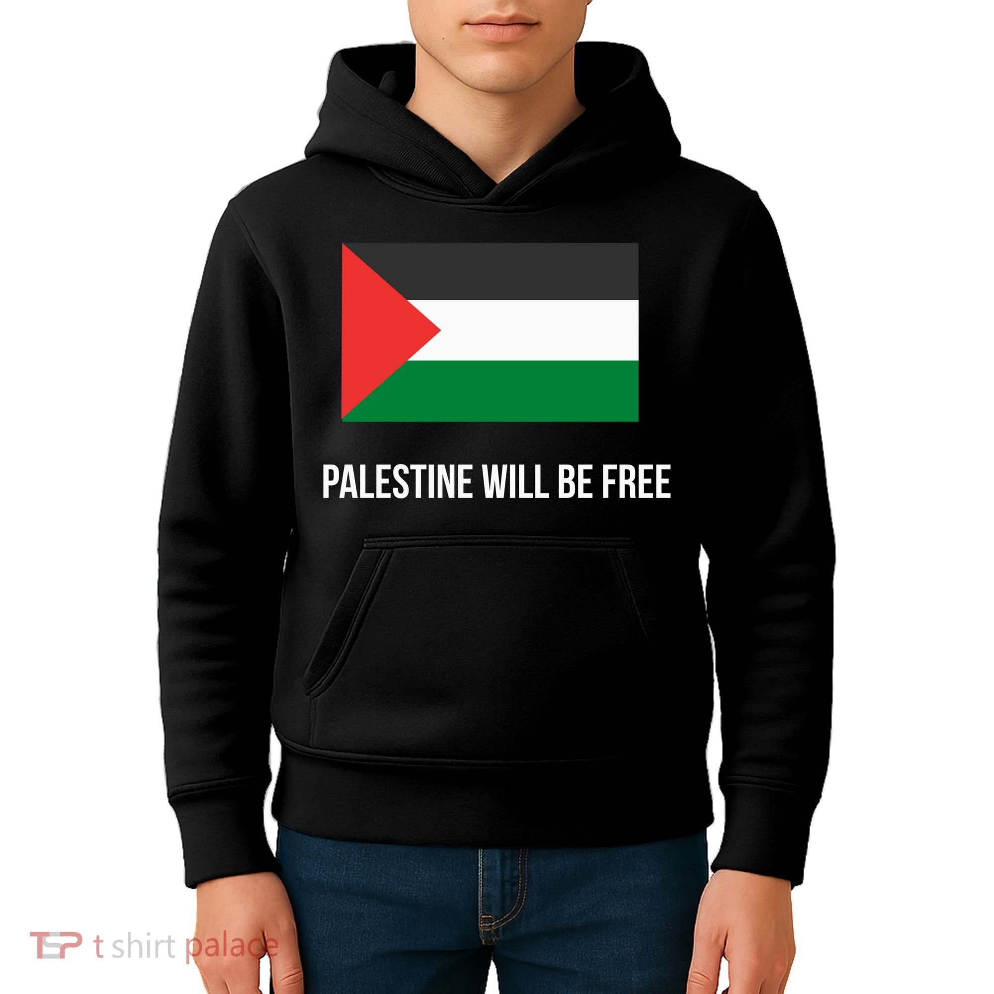 Free Palestine Strong Kids Hoodie