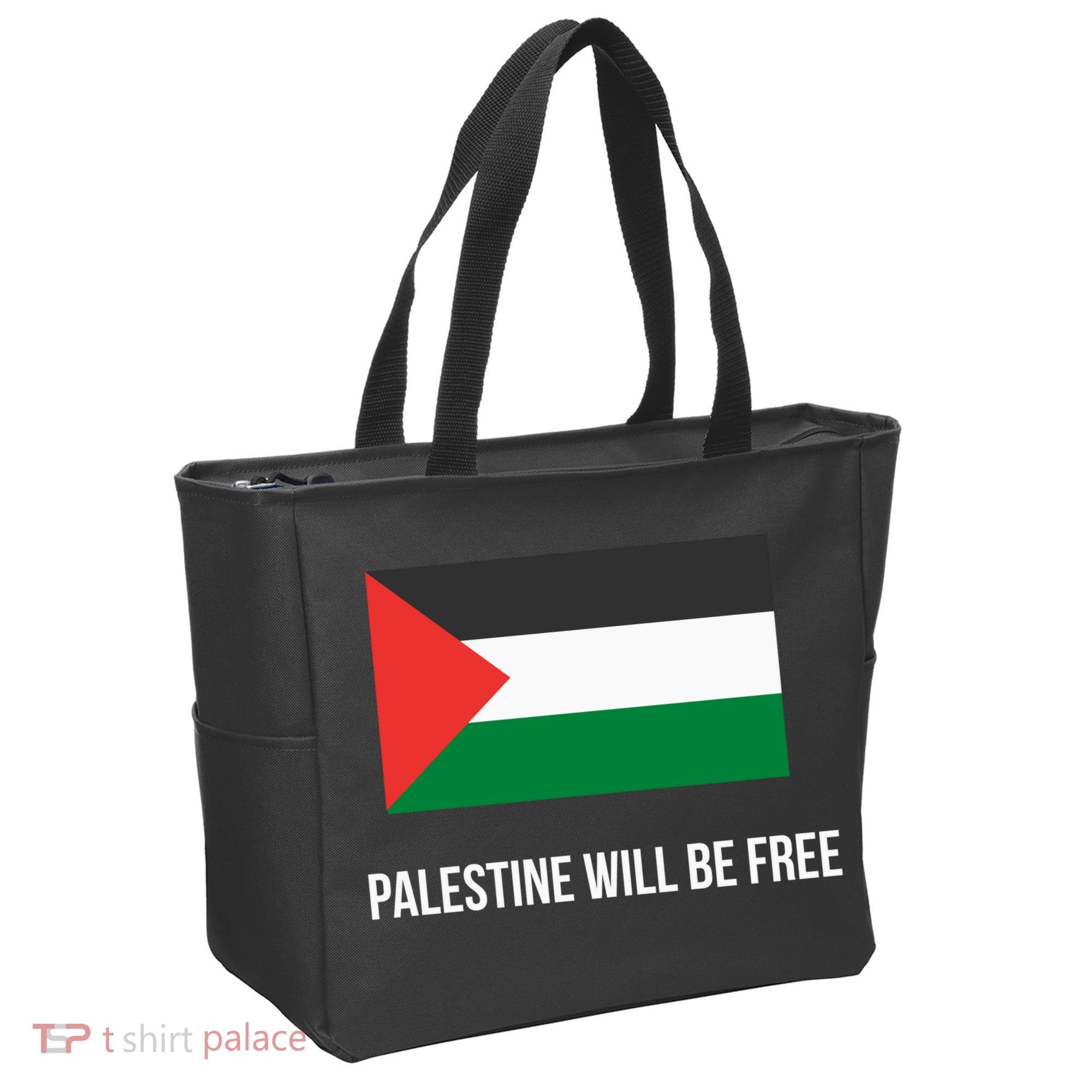 Free Palestine Strong Tote Bag