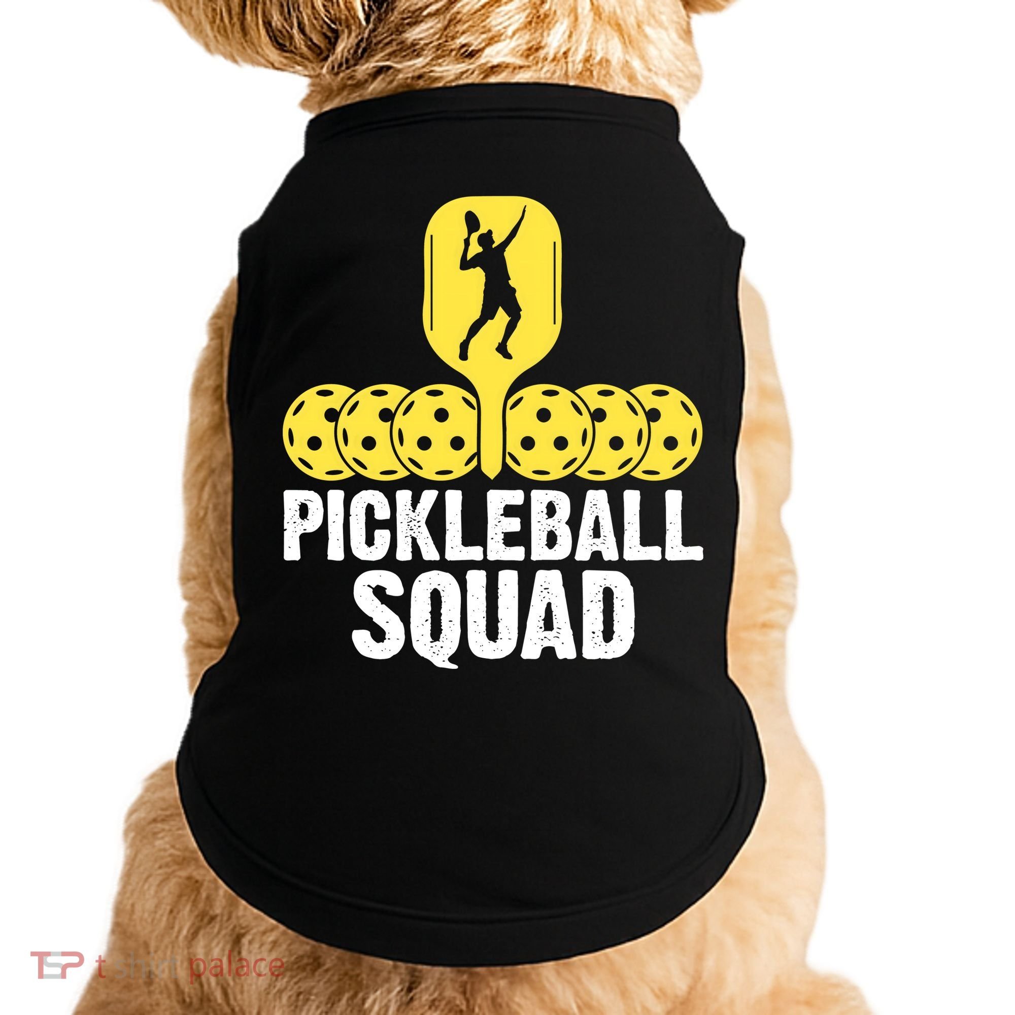 Funny Pickleball Squad Sport Gift Pickleball Player Doggie Tank