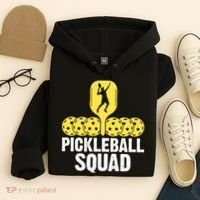 Funny Pickleball Squad Sport Gift Pickleball Player Hoodie thumb 4