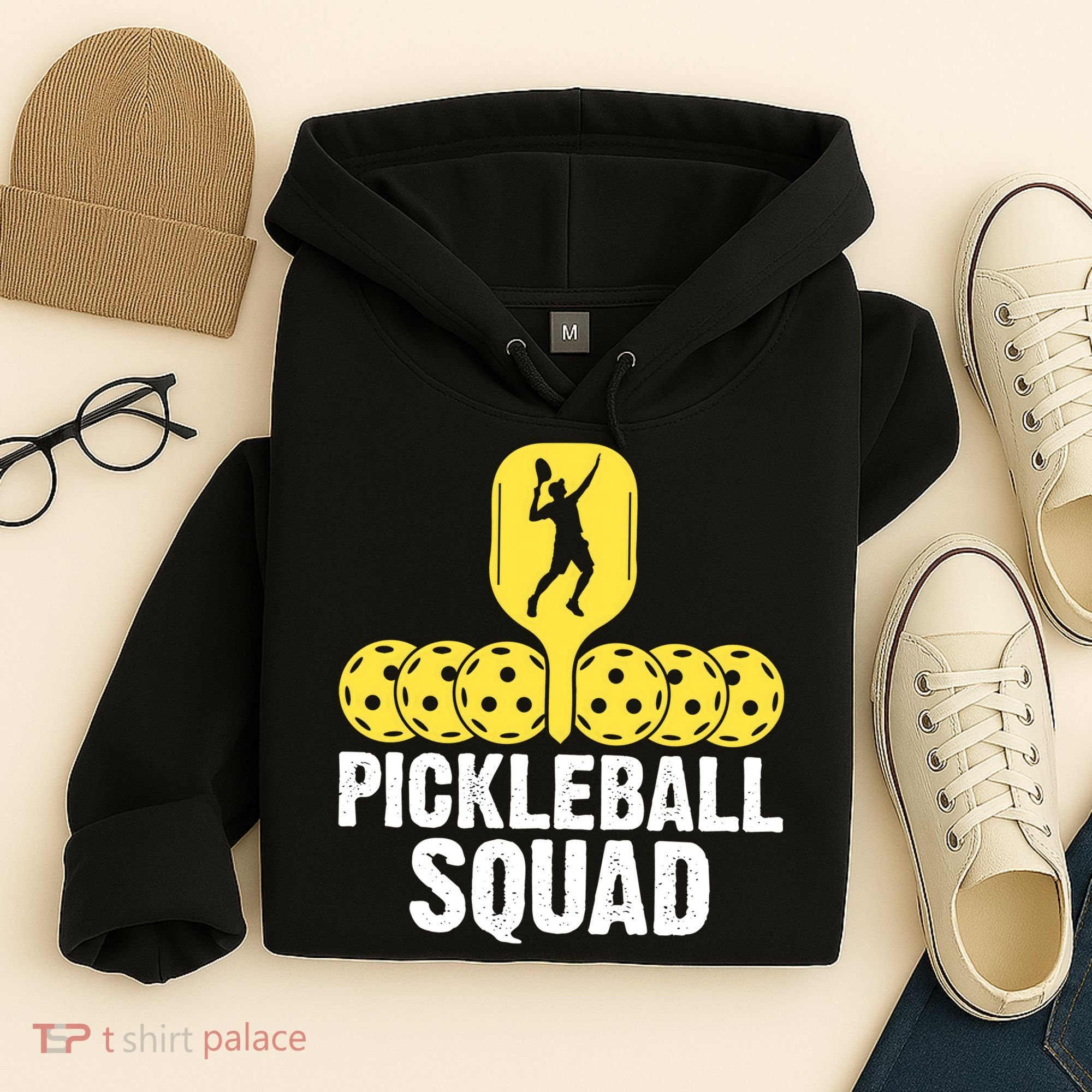 Funny Pickleball Squad Sport Gift Pickleball Player Hoodie
