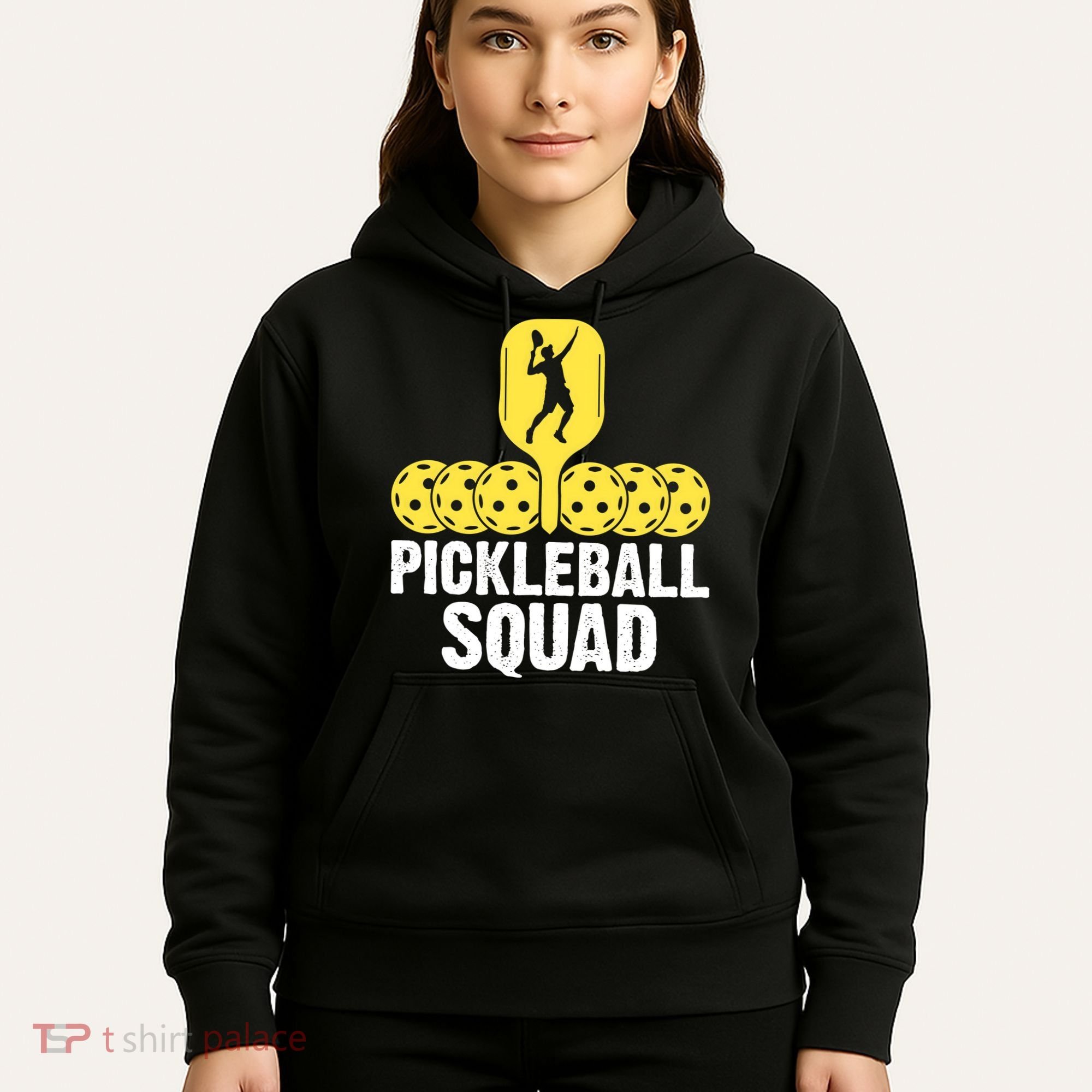 Funny Pickleball Squad Sport Gift Pickleball Player Hoodie