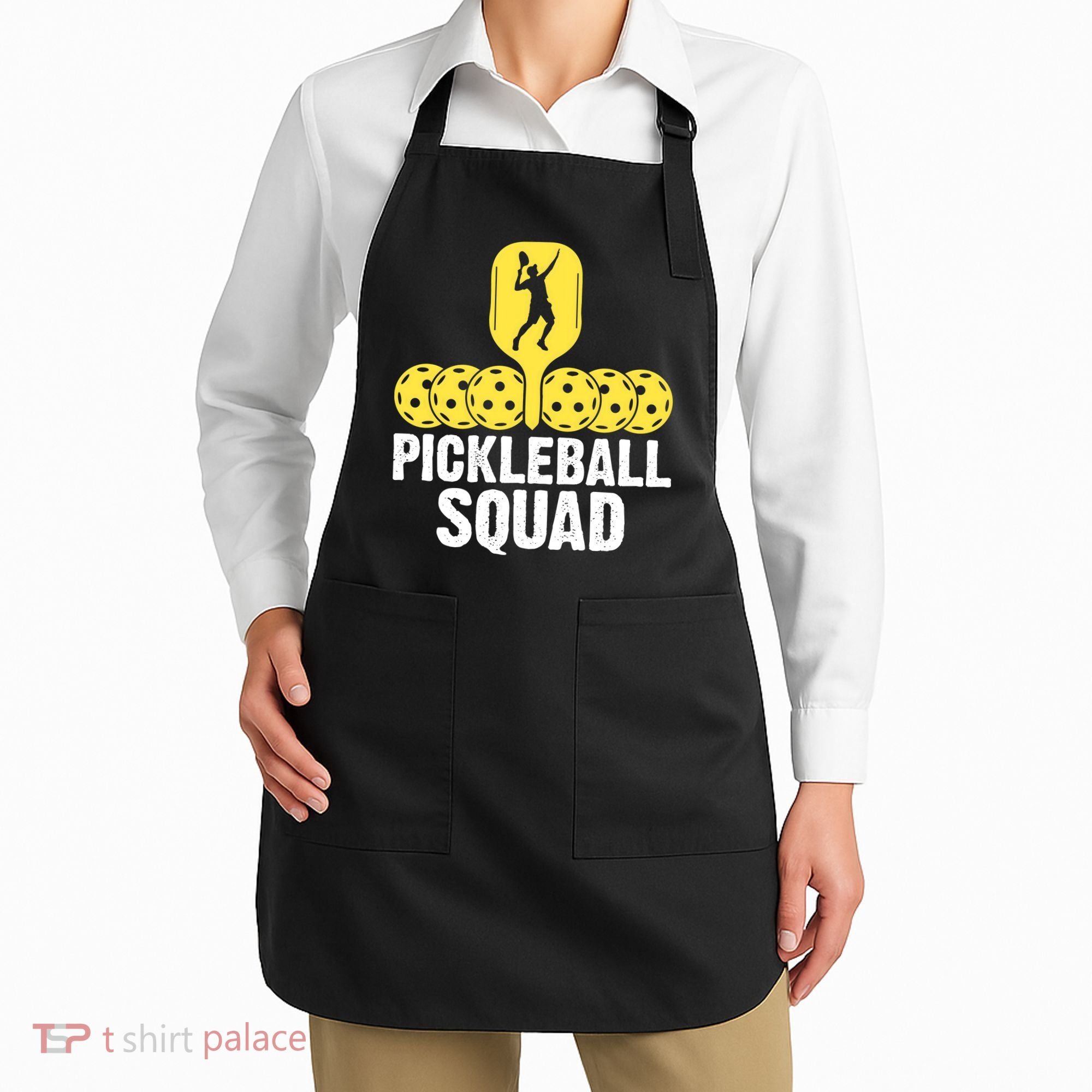 Funny Pickleball Squad Sport Gift Pickleball Player Apron