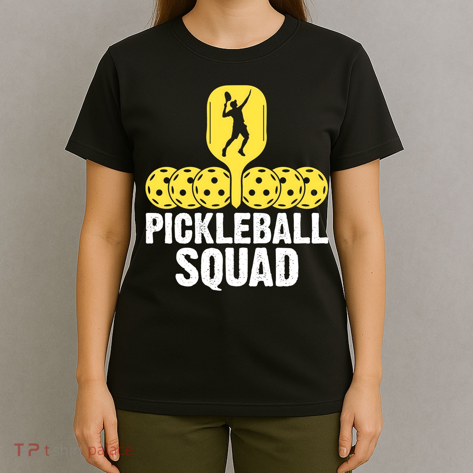 Funny Pickleball Squad Sport Gift Pickleball Player T-Shirt