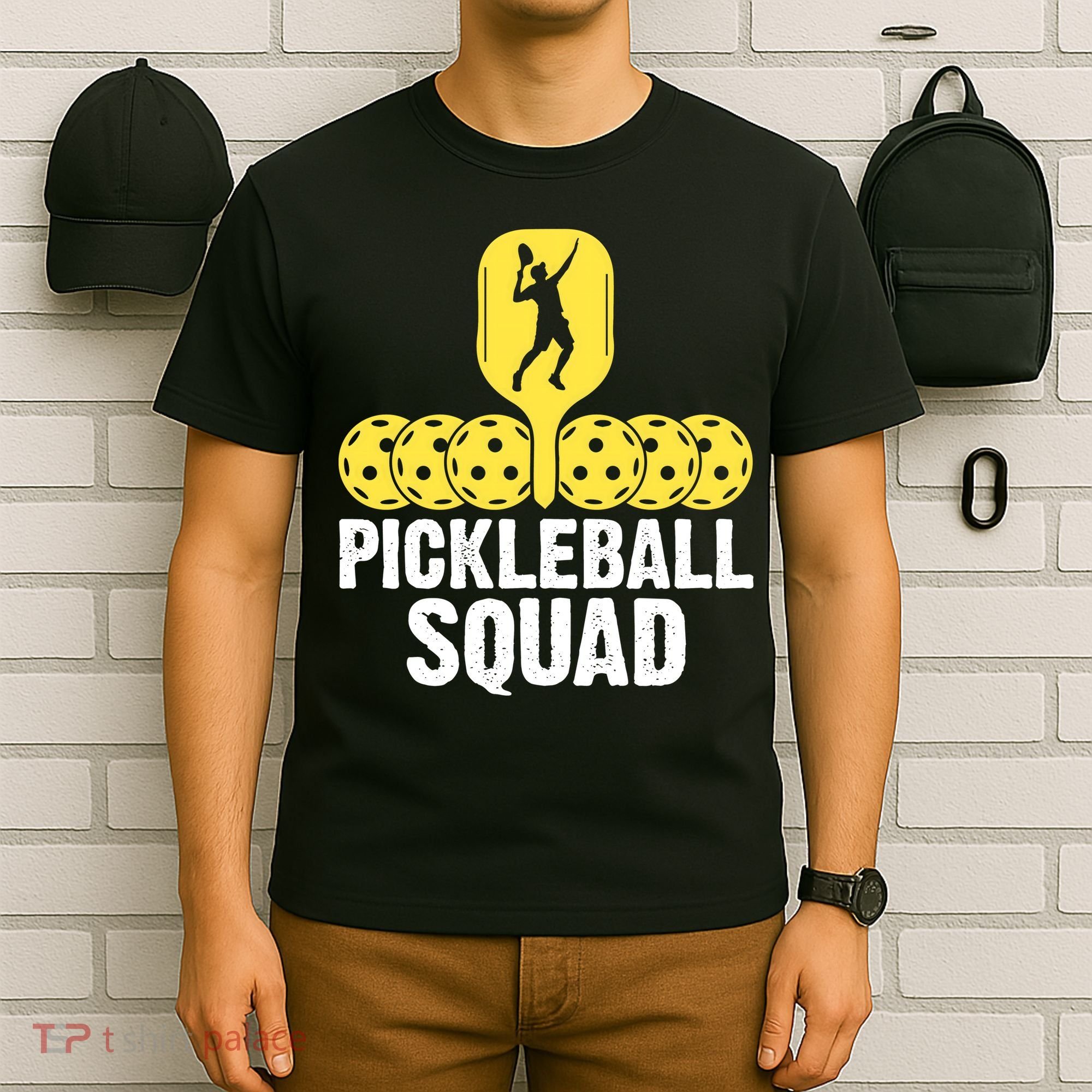 Funny Pickleball Squad Sport Gift Pickleball Player T-Shirt