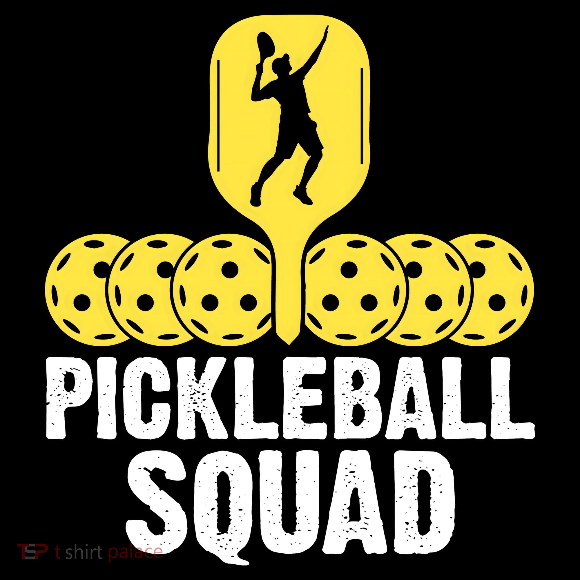 Funny Pickleball Squad Sport Gift Pickleball Player T-Shirt