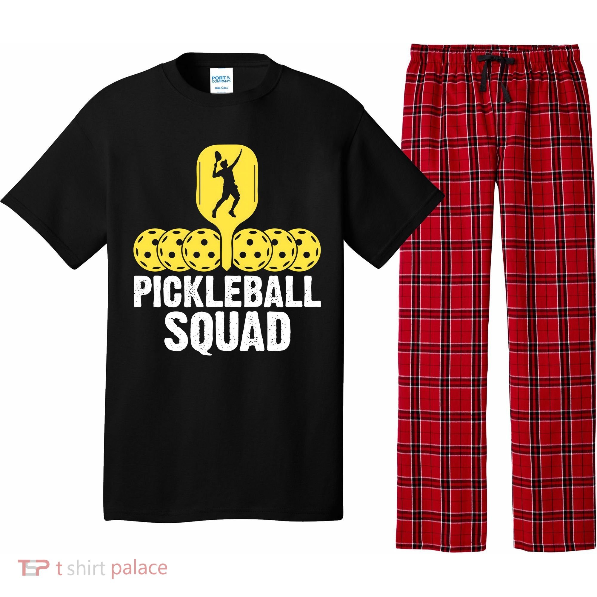 Funny Pickleball Squad Sport Gift Pickleball Player Pajama Set
