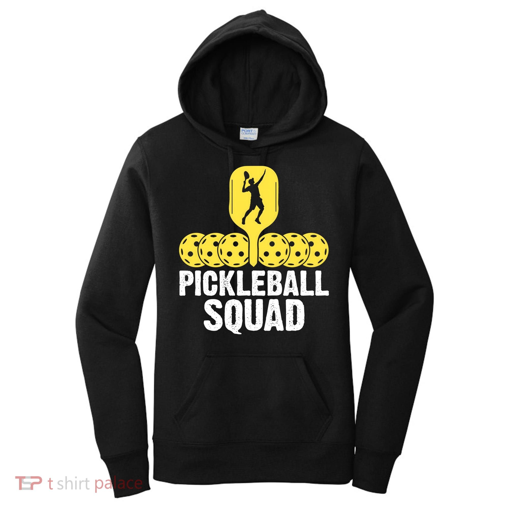 Funny Pickleball Squad Sport Gift Pickleball Player Women's Hoodie