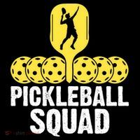 Funny Pickleball Squad Sport Gift Pickleball Player Women's Hoodie thumb 2