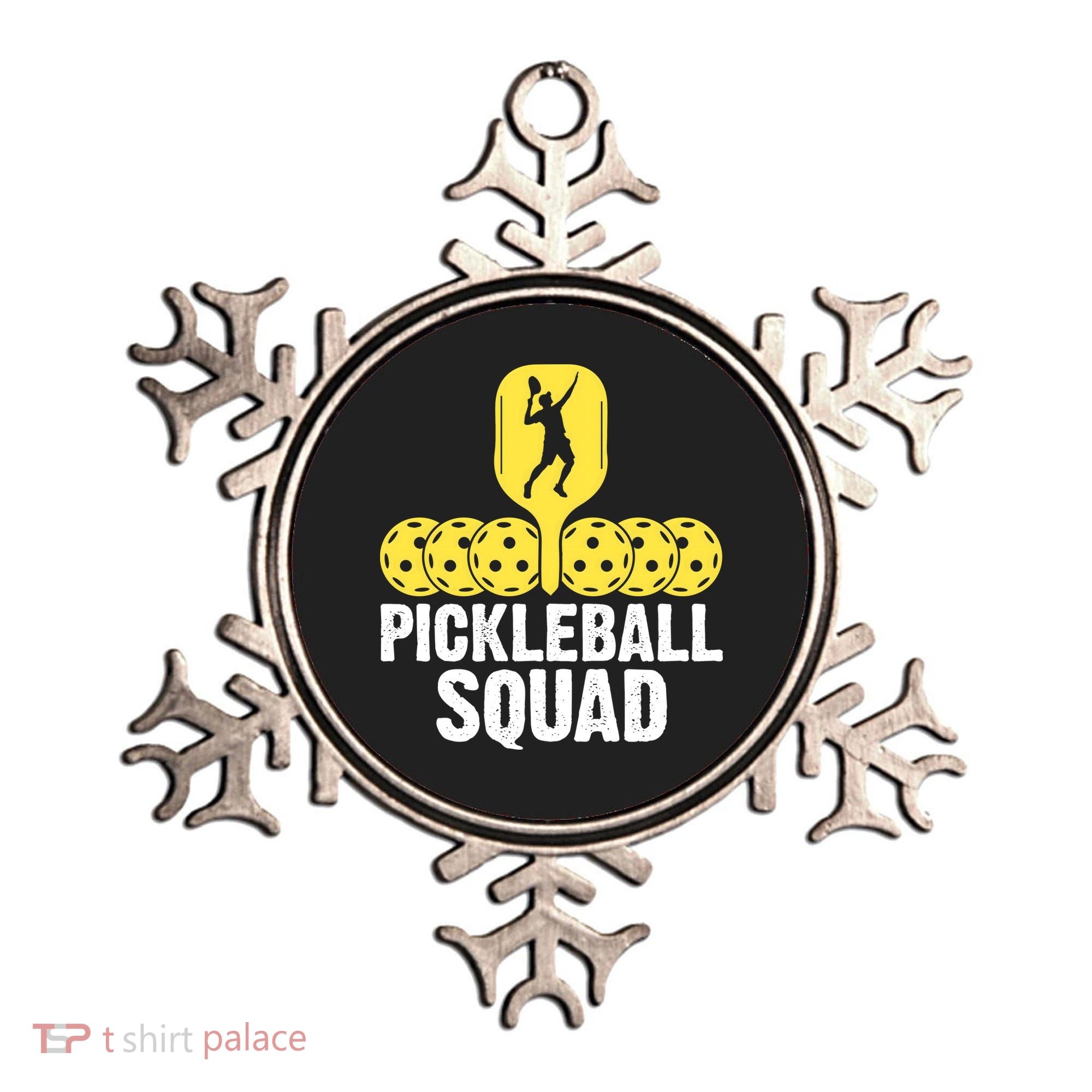 Funny Pickleball Squad Sport Gift Pickleball Player Ornament