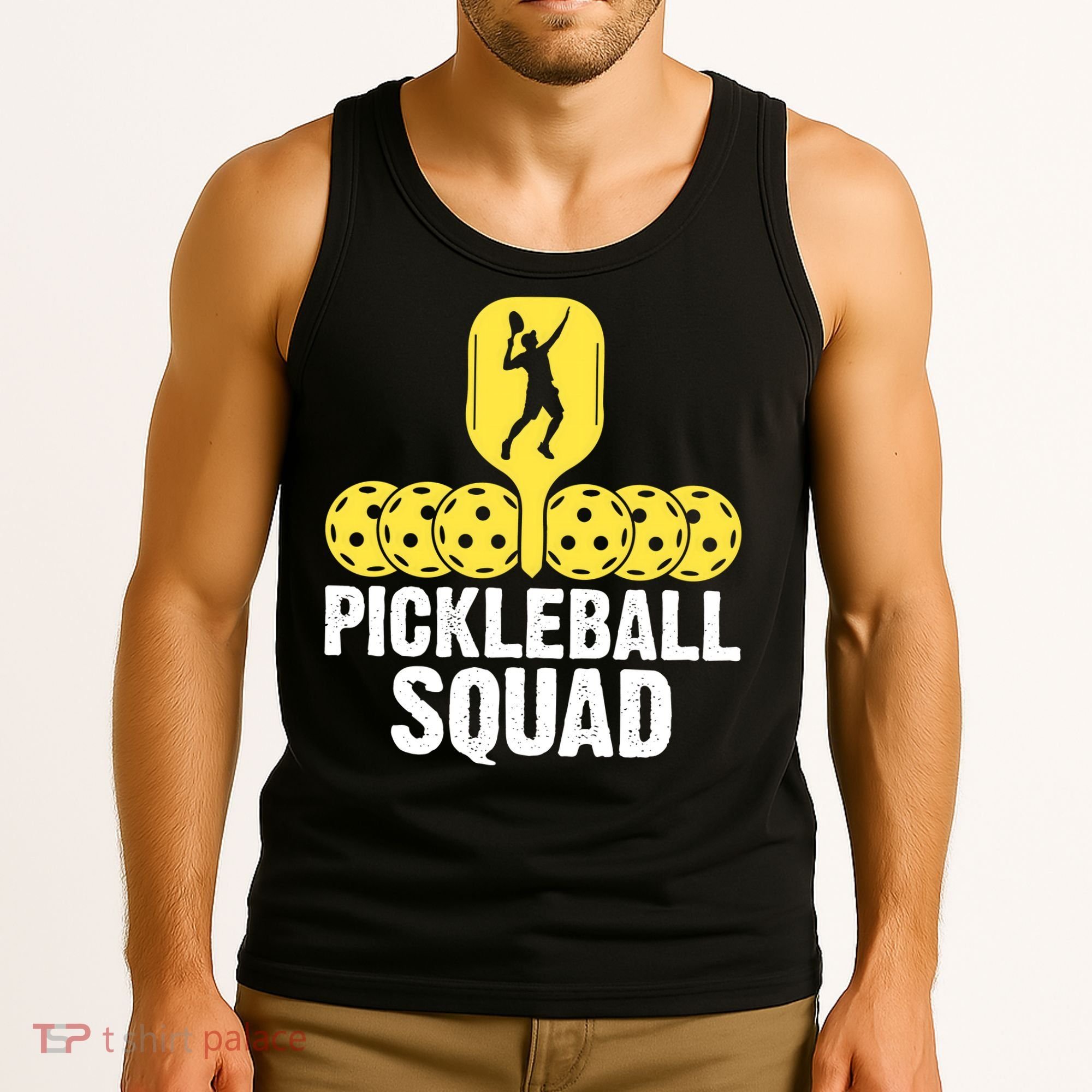 Funny Pickleball Squad Sport Gift Pickleball Player Tank Top